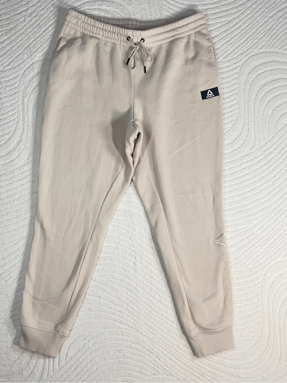 Reebok Youth Neutral Cream Joggers